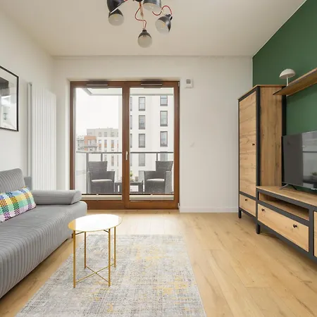 With Parking And Balcony In Mokotow By Renters شقة وارسو